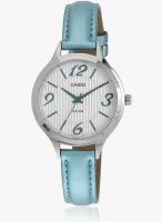Casio Enticer Lady's Ltp-1393L-2Avdf (A1033) Cyan/Silver Analog Watch