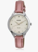 Casio Enticer Lady's Ltp-1392L-4Avdf (A1029) Magenta/Silver Analog Watch