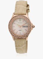Casio Sheen She-4800Gl-9Audr (Sx104) Brown/Pink Gold Analog Watch