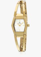 Clyda Clh0027Pbiw White/Golden Analog Watch