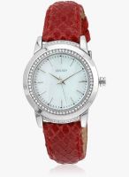 DKNY NY9156 Red/White Analog Watch