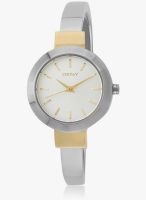 DKNY Ny2352 Silver/White Analog Watch