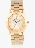 Daniel Klein DK10267-8 Golden/Golden Analog Watch