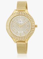 Daniel Klein DK10570-2 Golden/Silver Analog Watch