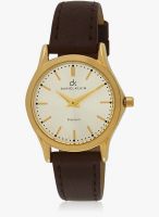 Daniel Klein DK10646-1 Brown/Silver Analog Watch