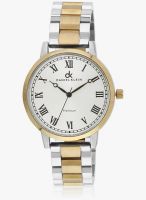 Daniel Klein Dk10328-5 Two Tone/Silver Analog Watch