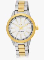 Daniel Klein Dk10376-8 Two Tone/Silver Analog Watch