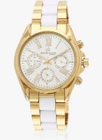 Daniel Klein Dk10395-1 Two Tone/White Analog Watch