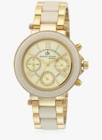 Daniel Klein Dk10427-2 Two Tone/Golden Analog Watch