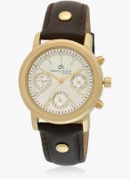 Daniel Klein Dk10428-1 Brown/Silver Analog Watch