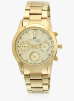 Daniel Klein Dk10433-7 Golden/Golden Analog Watch