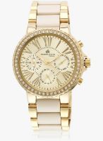 Daniel Klein Dk10437-2 Two Tone/Golden Analog Watch