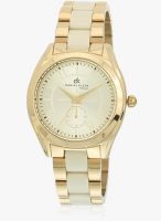 Daniel Klein Dk10496-2 Two Tone/Golden Analog Watch