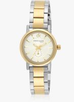 Daniel Klein Dk10505-2 Two Tone/Silver Analog Watch