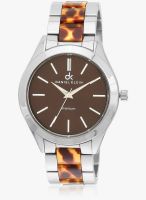 Daniel Klein Dk10512-6 Two Tone/Brown Analog Watch