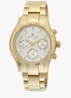 Daniel Klein Dk10558-1 Golden/Silver Analog Watch