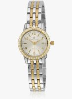 Daniel Klein Dk10559-3 Two Tone/Silver Analog Watch