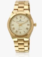 Daniel Klein Dk10565-4 Golden/Golden Analog Watch