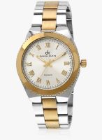 Daniel Klein Dk10565-5 Two Tone/Silver Analog Watch