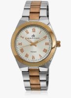 Daniel Klein Dk10565-6 Two Tone/Silver Analog Watch