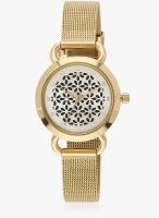 Daniel Klein Dk10568-1 Golden/Silver Analog Watch