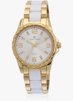 Daniel Klein Dk10634-1 Two Tone/Silver Analog Watch