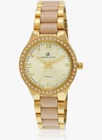 Daniel Klein Dk10656-7 Two Tone/Golden Analog Watch