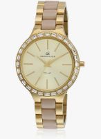 Daniel Klein Dk10661-6 Two Tone/Golden Analog Watch