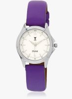 Dvine Ds1113 Pr01 Purple/White Analog Watch