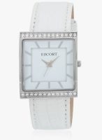 Escort E-1500-435 White/White Analog Watch