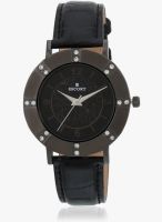 Escort E-1600-1380 Black/Black Analog Watch