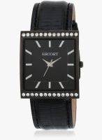 Escort E-1600-435 Black/Black Analog Watch