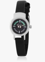 FOSTELO Black Metal Analog Watch