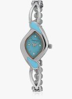 FOSTELO Blue Stainless Steel Analog Watch