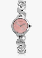 FOSTELO Pink Stainless Steel Analog Watch