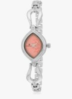 FOSTELO Pink Stainless Steel Analog Watch