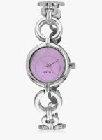 FOSTELO Purple Stainless Steel Analog Watch