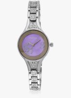 FOSTELO Purple Stainless Steel Analog Watch