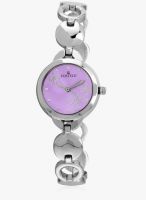 FOSTELO Purple Stainless Steel Analog Watch