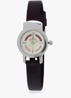 FOSTELO White Leather Analog Watch