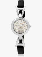 FOSTELO White Leather Analog Watch