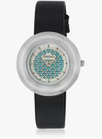 FOSTELO White Leather Analog Watch