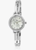 FOSTELO White Stainless Steel Analog Watch