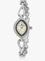 FOSTELO White Stainless Steel Analog Watch