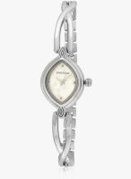 FOSTELO White Stainless Steel Analog Watch