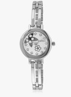 FOSTELO White Stainless Steel Analog Watch