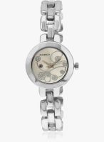 FOSTELO White Stainless Steel Analog Watch