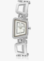 FOSTELO White Stainless Steel Analog Watch