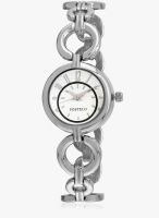 FOSTELO White Stainless Steel Analog Watch