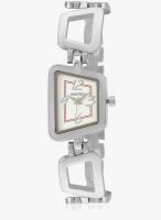 FOSTELO White Stainless Steel Analog Watch